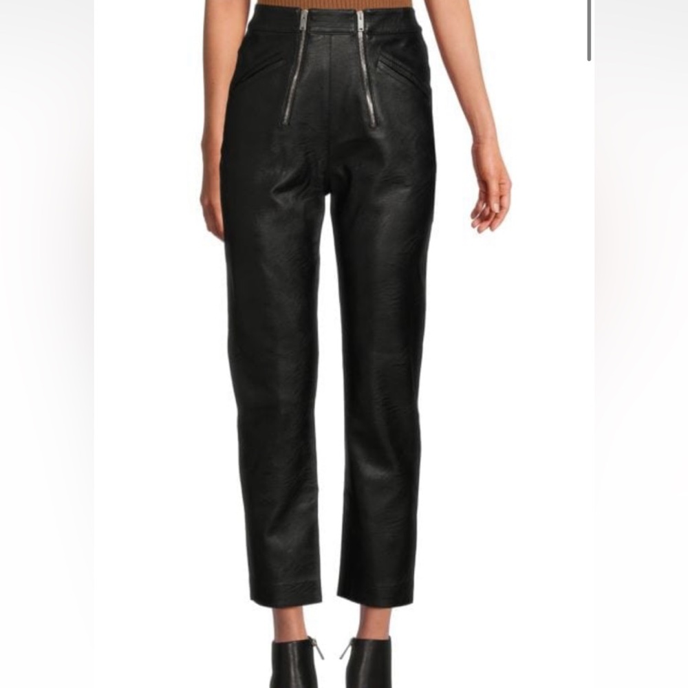 Stella McCartney Kayli Faux Leather Pants Size 8 (42)